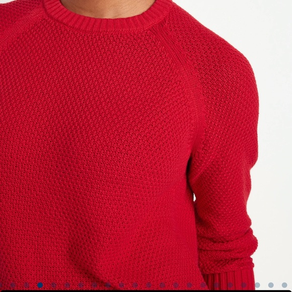NWT OLD NAVY Textured Pullover Tunic Sweater Color: ROBBIE RED - Picture 5 of 7